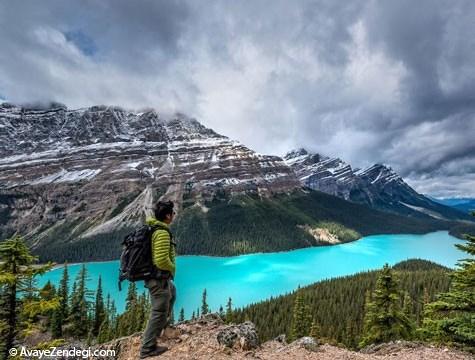  کوه های زیبای راکی در کانادا 